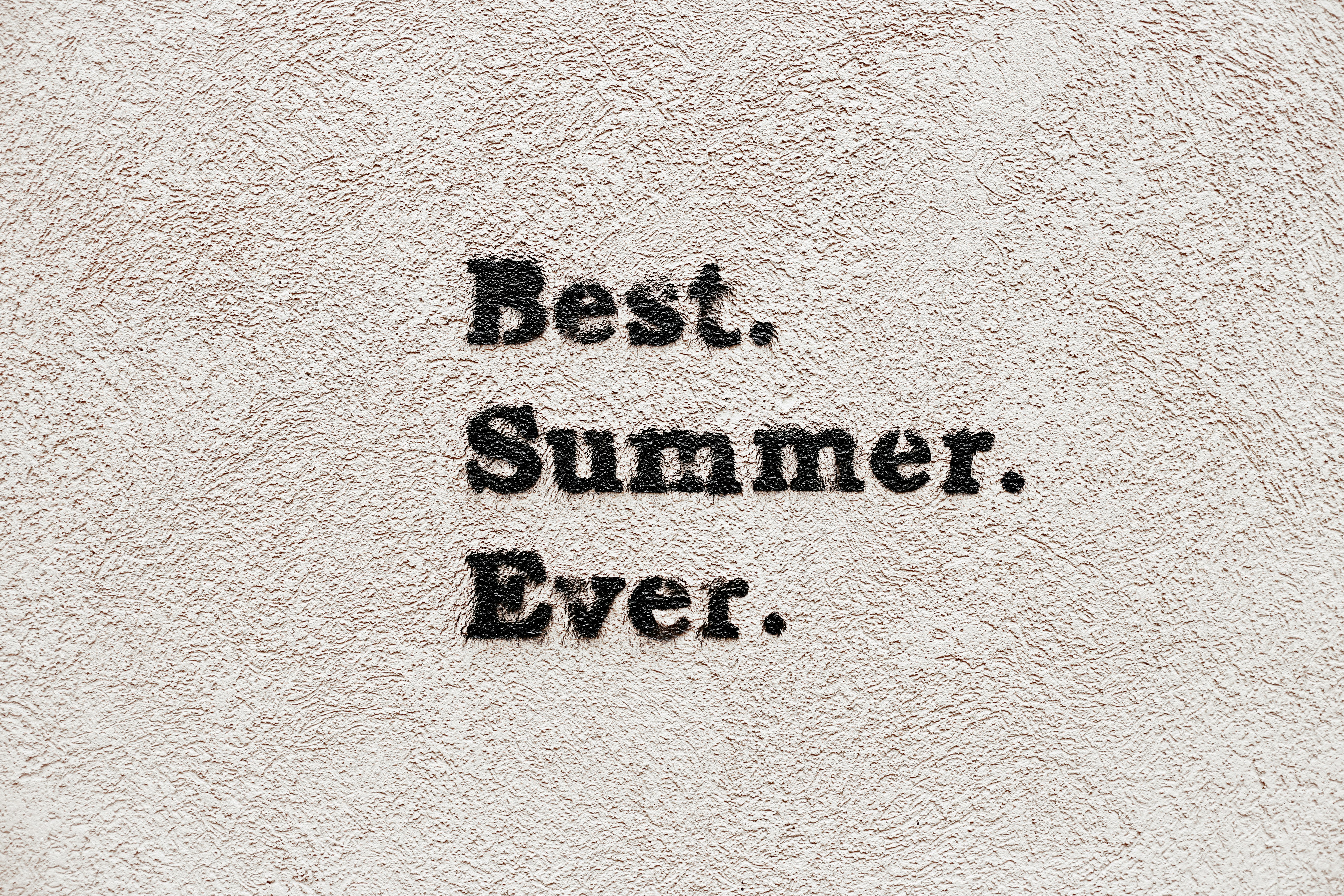 Best Summer Ever text overlay